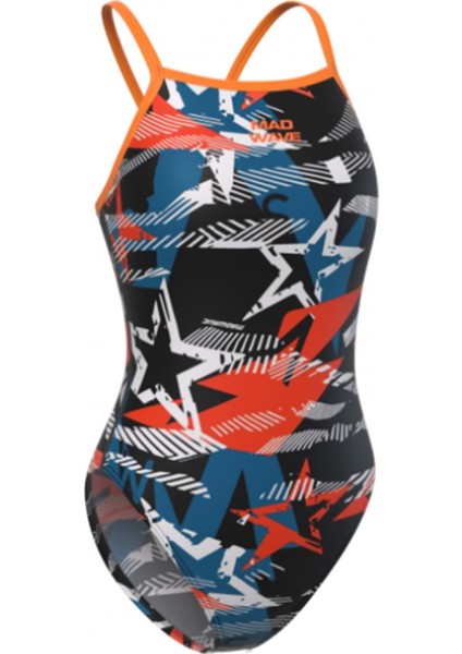 Kadın Mayo Women Swimsuit Antichlor Nera - Renkli - M/38 Beden