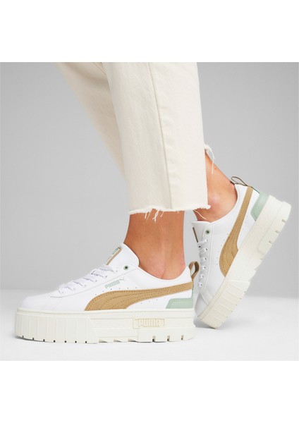 Mayze Kadın Platform Beyaz Spor Ayakkabı 381983.08