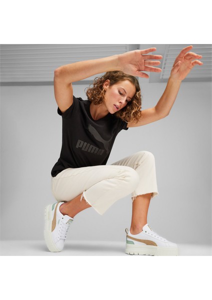 Mayze Kadın Platform Beyaz Spor Ayakkabı 381983.08
