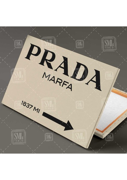 Prada Marfa 1837 Mı Gossip Girl Dizisi Lüks Moda Yatay Kanvas Tablo