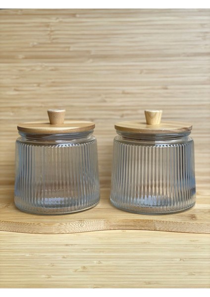 2'li Ahşap Kapaklı Kavanoz (800 Ml) fiyatları