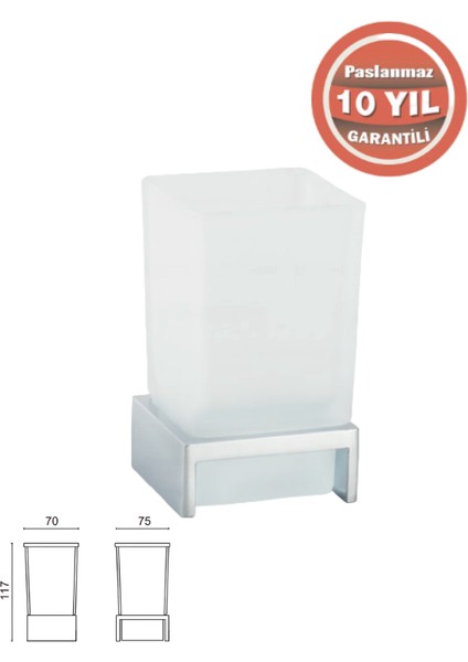 KU10-030 Kuruset Üstü Diş Fırçalık