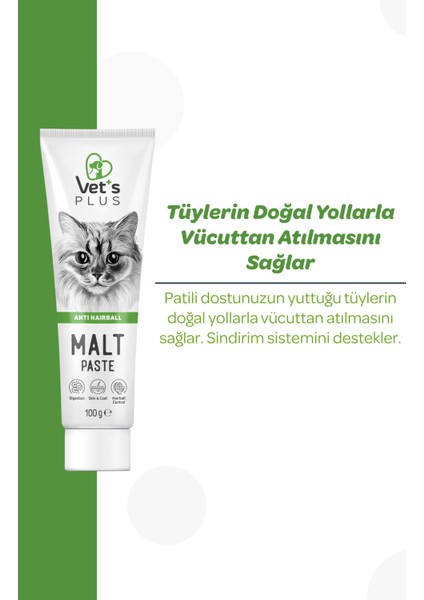 Anti-Hairball Malt Macun 100gr (Tüy Yumağı Önleyici)