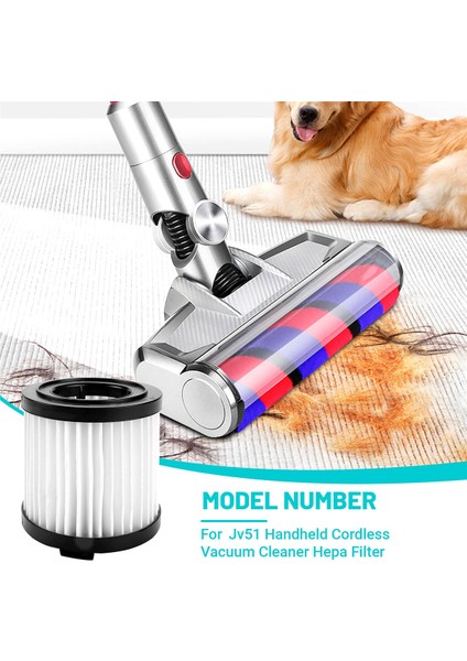 Jimmy JV51 El Akülü Elektrikli Süpürge Hepa Filtresi Için Hepa Filtre (Yurt Dışından)
