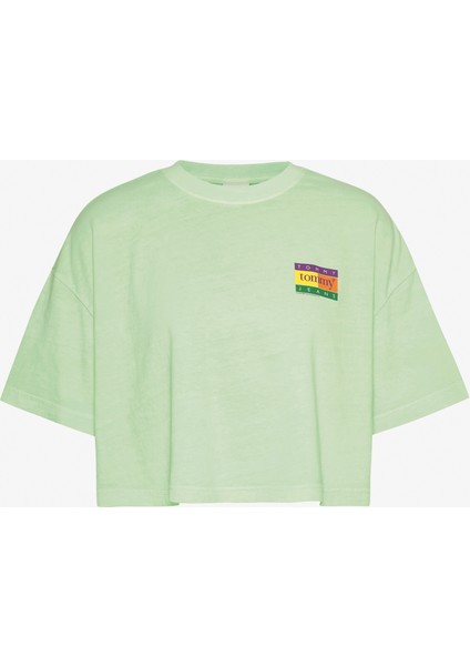 Oversize Crop Summer Flag.Lxy