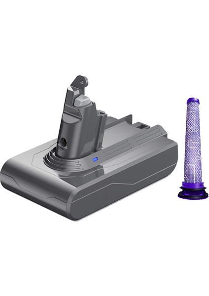 21.6 V V6 DC62 Pil Adaptörü + Ön/arka Filtreler Dyson V6 SV04 SV03 DC58 DC59 DC61 DC74 Hayvan DC72 Vakum Için Değiştirin (Yurt Dışından)