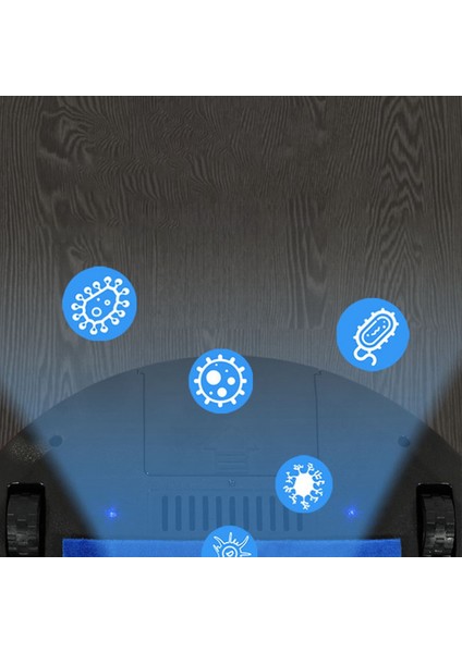 2800PA Elektrikli Süpürge Robotu Akıllı Uzaktan Kumanda Kablosuz Temizleme Makinesi Zemin Süpürme Kuru Islak Ev Için-Kırmızı + Siyah (Yurt Dışından) fırsatları