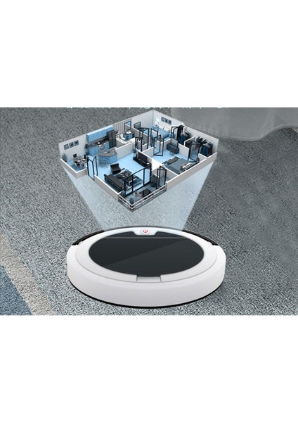 2800PA Elektrikli Süpürge Robotu Akıllı Uzaktan Kumanda Kablosuz Temizleme Makinesi Zemin Süpürme Kuru Islak Ev Için-Kırmızı + Siyah (Yurt Dışından) indirimleri