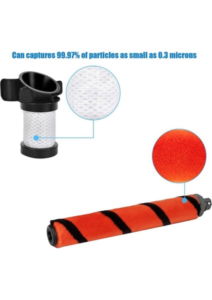 Köpük Keçe Filtre Fırça Rulo Hepa Filtre Köpekbalığı Ionflex Duoclean IF100 HV390 IF200 IC205 Elektrikli Süpürge Aksesuarları (Yurt Dışından) fırsatları