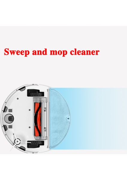 2 Adet Tam Kapak Tasarımı Paspas Xiaomi Mijia 1c 1t F9 D9 Robot Vakum Paspas Kuru Islak Paspas Bezi Parçaları Su Deposu Paçavra (Yurt Dışından)