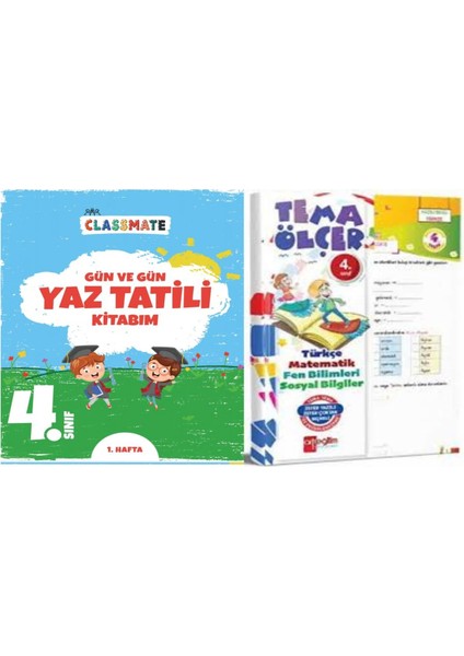 4. Sınıf Gün ve Gün Yaz Tatili Kitabım ve Yaprak Test