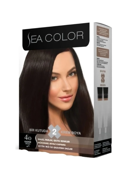 Sea Color Kit Saç Boyası 4.0 Kahve