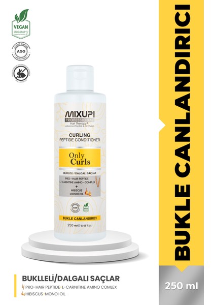 Bukleli ve Dalgalı Saçlar Için Pro-Hair Peptit,l-Karnitin,amino Kompleks Krem 250 ml fiyatları