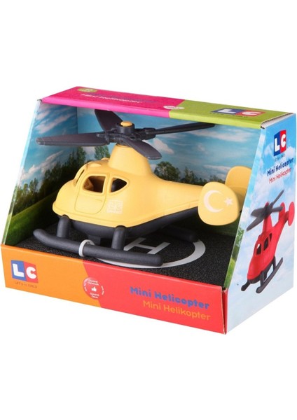 Let's Be Child Minik Helikopter Tekli Sarı