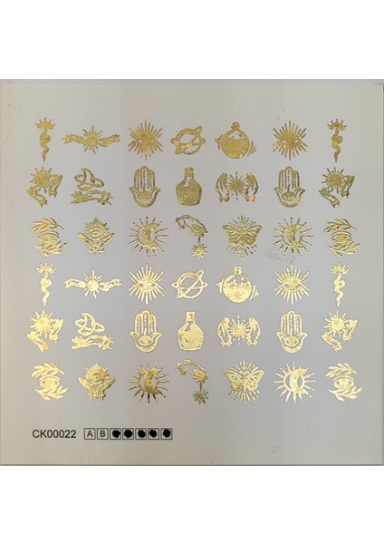 Hologram Yaldız Tırnak Dövmesi, Tırnak Tattoo, Nail Art, Tırnak Sticker