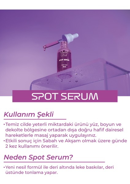 Leke Karşıtı ve Ton Eşitleyici Spot Serum 30 ml fırsatları
