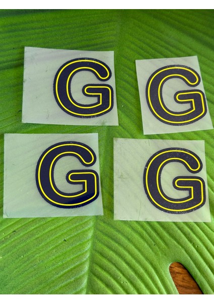 5x4 cm 4 Adet Ütü Ile Yapışan G Harfi Arma Transfer Baskı fiyatları
