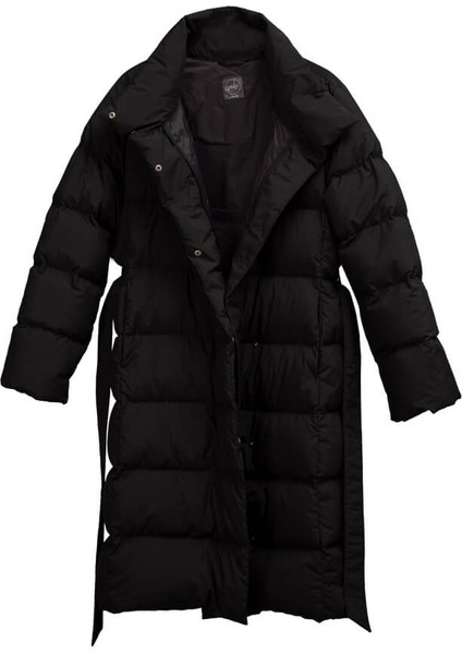 %100 Kaz Tüyü Mont Siyah XXL - Mona Koleksiyonu fiyatları