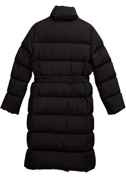 %100 Kaz Tüyü Mont Siyah XXL - Mona Koleksiyonu fırsatları