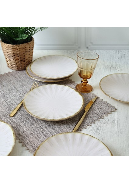 Rustik Sirius Pasta Tabağı 22 cm 6 Adet 21780 modelleri