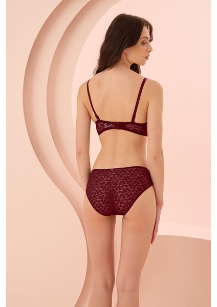 Bordo Nirvana Desteksiz Straplez Tek Sütyen fiyatları