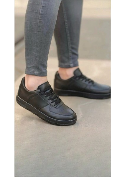 Erkek Günlük Siyah Sneaker Spor Ayakkabı