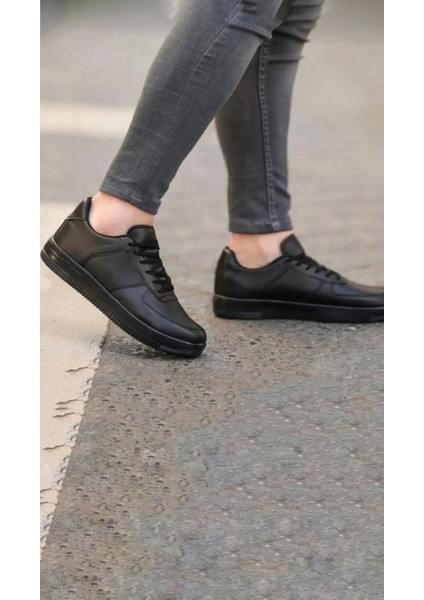 Erkek Günlük Siyah Sneaker Spor Ayakkabı
