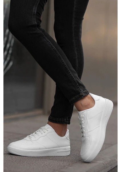 Erkek Günlük Beyaz Sneaker Spor Ayakkabı