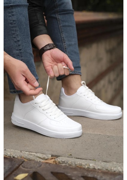 Erkek Günlük Beyaz Sneaker Spor Ayakkabı modelleri