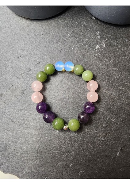 Sakinleştiren, Stresi ve Kaygıyı Uzaklaştıran, Mutluluk ve Neşe Veren, Özgüveni Arttıran Orjinal Doğal Taş Kız ve Erkek Çocuk Bileklik