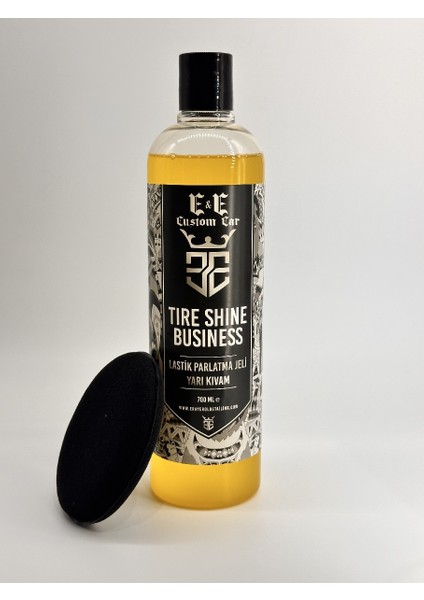 E&e Custom Car Tire Shine Business 700 ml (Uygulama Pedi Dahil)