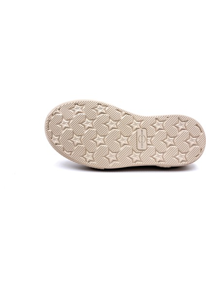 Foershadow S1900 Yüksek Tabanlı Emoji ve Taş Detaylı Bej Renk Kadın Sneaker Spor Ayakkabı indirimleri