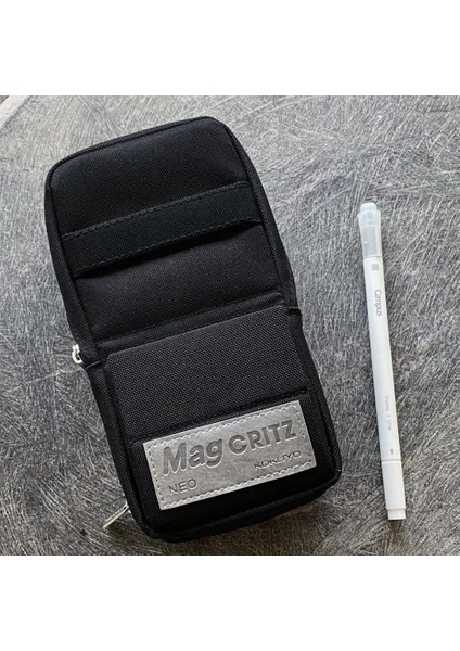 Siyah Premium Susam Tohumu Çantası Yastık Yastık Çantası Ayakta Kırtasiye Kutusu Büyük Kapasiteli (Yurt Dışından)