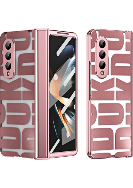 Samsung Galaxy Z Fold 4 5g Için Sert Pc Menteşe Koruma Telefon Kılıfı Rose Gold (Yurt Dışından) fırsatları