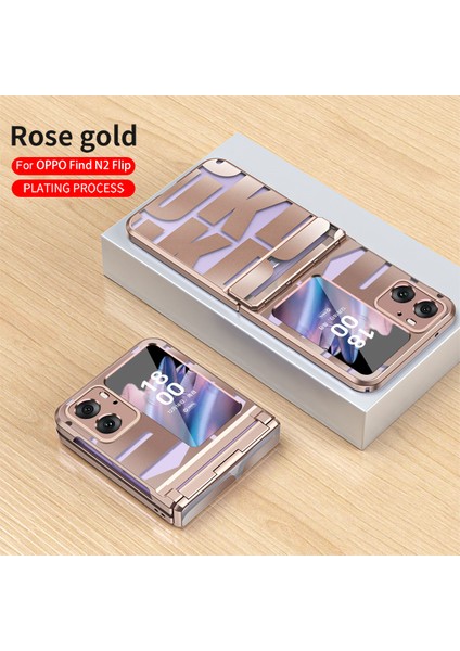 Oppo Find N2 Flip Için Sert Pc Menteşe Koruma Telefon Kılıfı Rose Gold (Yurt Dışından) indirimleri