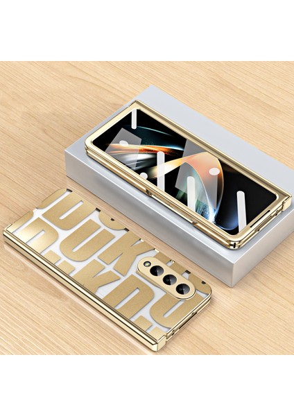 Samsung Galaxy Z Fold 4 5g Için Sert Pc Menteşe Koruma Telefon Kılıfı Altın (Yurt Dışından) indirimleri