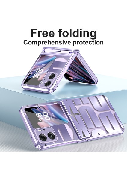 Oppo Find N2 Flip Için Sert Pc Menteşe Koruma Telefon Kılıfı Mor (Yurt Dışından) fiyatları