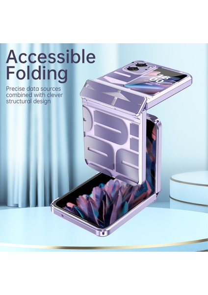 Oppo Find N2 Flip Için Sert Pc Menteşe Koruma Telefon Kılıfı Mor (Yurt Dışından) fırsatları