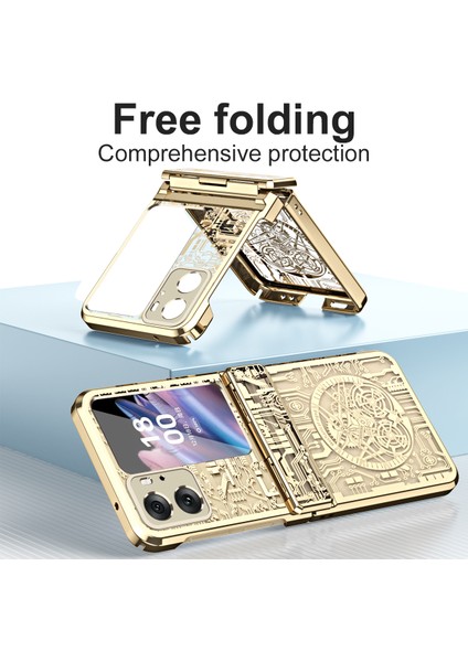 Oppo Find N2 Flip Için Şık Elektroliz Kaplama Sert Pc Telefon Kılıfı Mor (Yurt Dışından) fiyatları