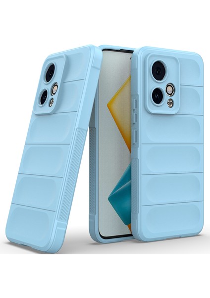 Honor 90 Gt Için Kaymaz Yumuşak Silikon Telefon Kılıfı - Mavi (Yurt Dışından)
