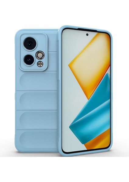 Honor 90 Gt Için Kaymaz Yumuşak Silikon Telefon Kılıfı - Mavi (Yurt Dışından)