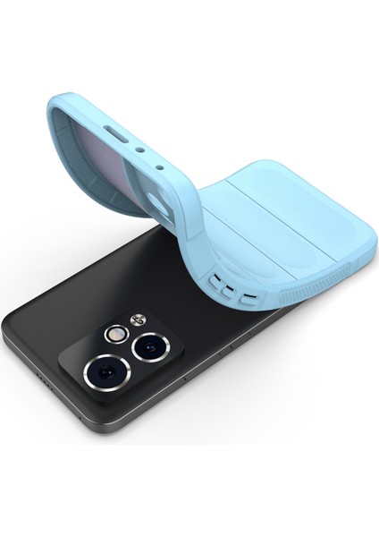Honor 90 Gt Için Kaymaz Yumuşak Silikon Telefon Kılıfı - Mavi (Yurt Dışından)