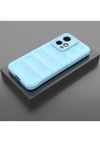 Honor 90 Gt Için Kaymaz Yumuşak Silikon Telefon Kılıfı - Mavi (Yurt Dışından)
