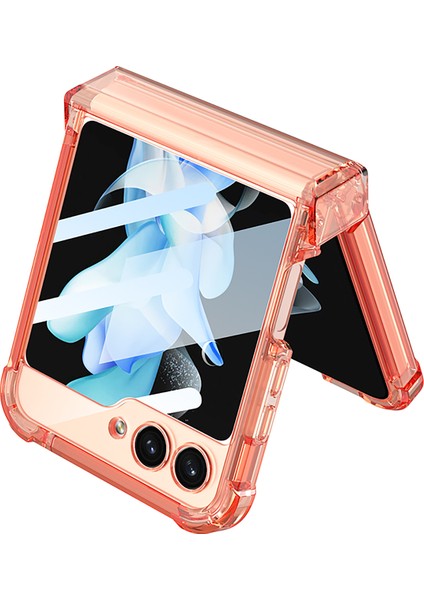 Samsung Galaxy Z Flip 5 Için Menteşe Korumalı Şeffaf Kılıf Telefon Kılıfı , Magsafe ile Uyumlu Gümüş (Yurt Dışından) modelleri