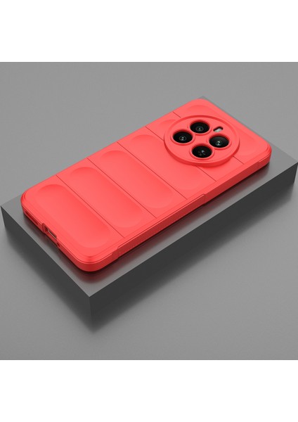 Realme 12+ Için Kaymaz Yumuşak Silikon Telefon Kılıfı - Kırmızı (Yurt Dışından) indirimleri