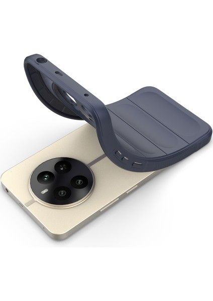 Realme 12+ Için Kaymaz Yumuşak Silikon Telefon Kılıfı - Lacivert (Yurt Dışından) modelleri