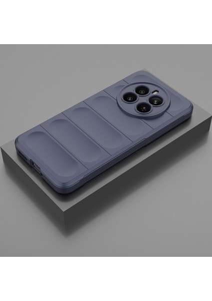 Realme 12+ Için Kaymaz Yumuşak Silikon Telefon Kılıfı - Lacivert (Yurt Dışından) fırsatları