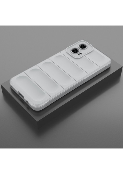 Motorola Moto G34 Için Kaymaz Yumuşak Silikon Telefon Kılıfı - Gri (Yurt Dışından) modelleri
