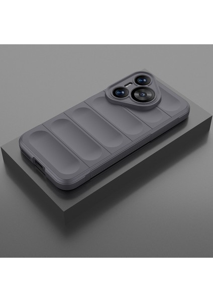 Huawei Pura 70 Için Kaymaz Yumuşak Silikon Telefon Kılıfı - Koyu Gri (Yurt Dışından) modelleri