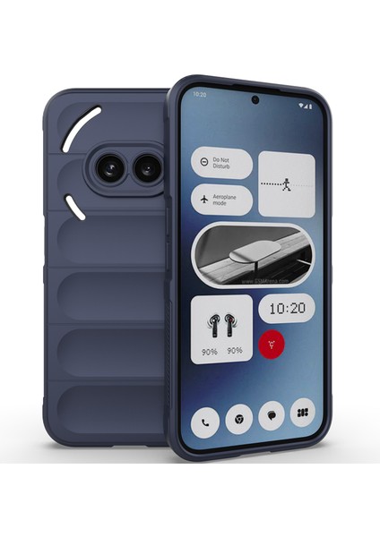 Nothing Phone 2A Için Kaymaz Yumuşak Silikon Telefon Kılıfı - Lacivert (Yurt Dışından)